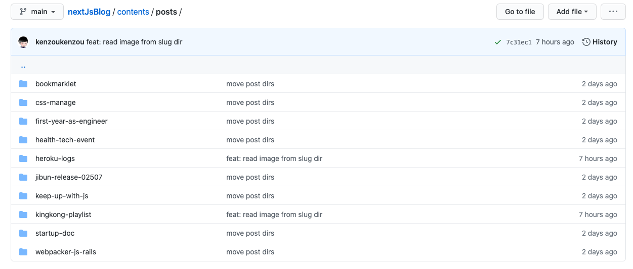 markdown dir